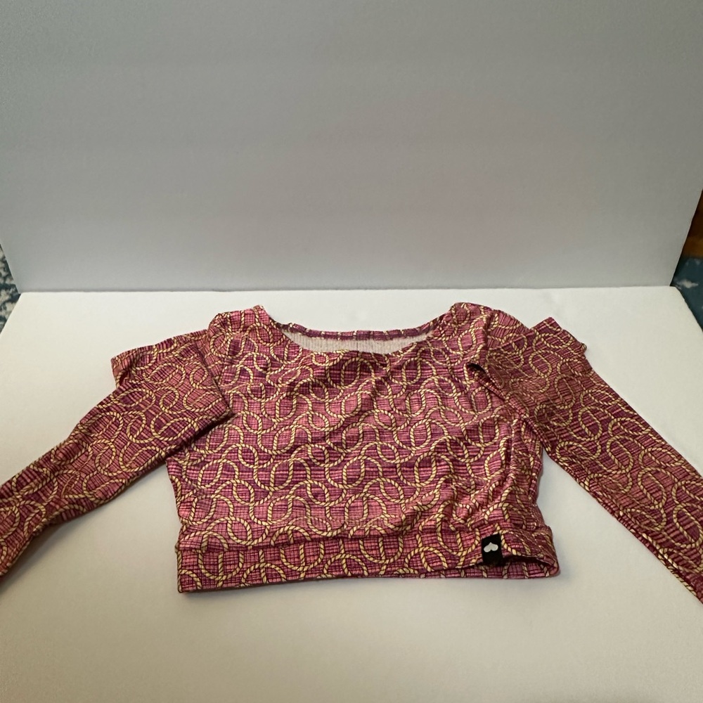 Booty by Brabants | Golden Hour Cropped Long sleeve Rosa